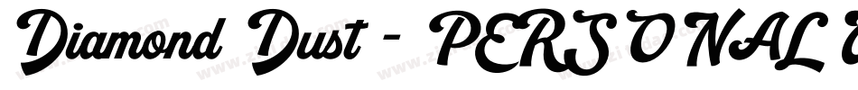 Diamond Dust - PERSONAL USE ONLY字体转换